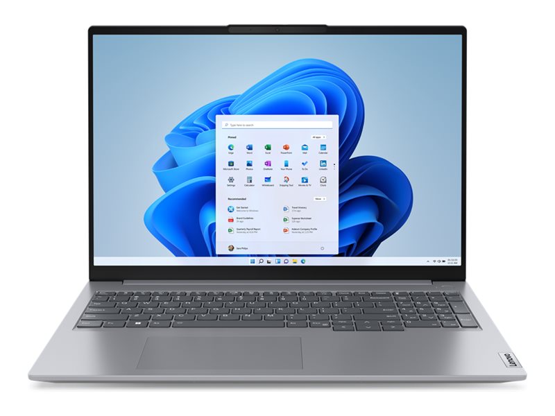 Lenovo ThinkBook 16 G6 IRL 21KH - 180°-Scharnierdesign - Intel Core i5 1335U / 1.3 GHz - Win 11 Pro - Intel Iris Xe Grafik - 16 GB RAM - 512 GB SSD NVMe - 40.6 cm (16")