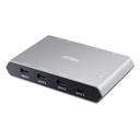 ATEN US3342 USB-C Gen 2 Peripheral Sharing Switch 2 x