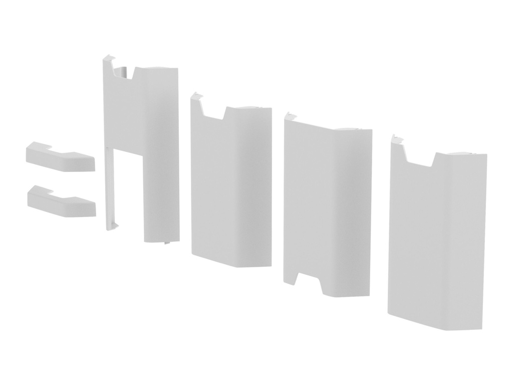 Ergotron CareFit - Wand Laufbahn Abdeckung - weiß