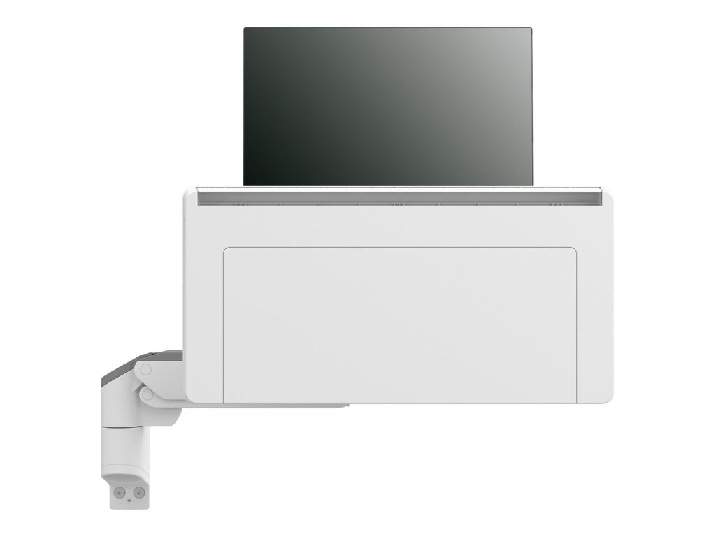 Ergotron CareFit Combo Arm with Worksurface - Befestigungskit (Gelenkarm, Ausfahrbare Tastaturablage mit integrierter Arbeitsoberfläche, Wandhalterung, Laufschienenadapter)