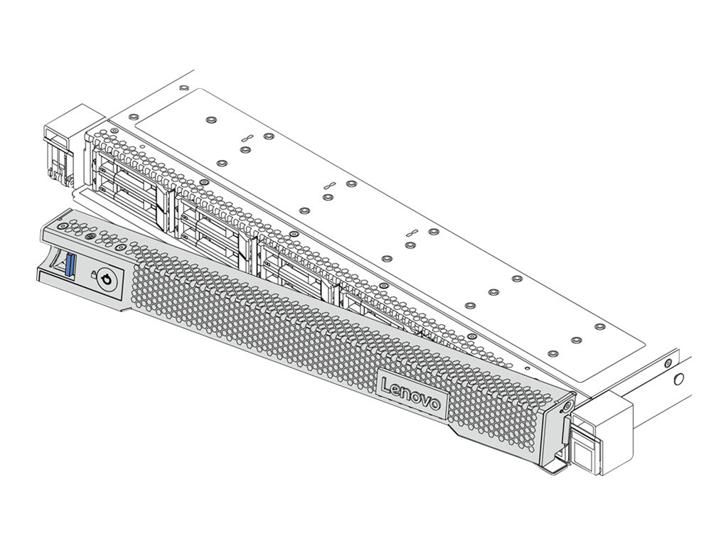 Lenovo ThinkSystem 1U Security Bezel v2 - Server-Sicherheitsblende