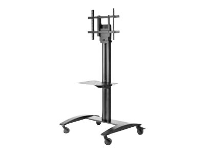 Peerless AV SmartMount SR575M - Wagen - für Flachbildschirm - Aluminium - schwarze Pulverbeschichtung - Bildschirmgröße: 81.28-190.5 cm (32"-75")
