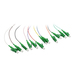 Synergy 21 LWL-Pigtail-LC APC 9/125u. OS2 12-Pack farbig - Kabel - 1,5 m