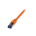 Synergy 21 Patchkabel RJ45, CAT6A 500Mhz, 0,15m, orange, S-STP(S/FTP), TPE/LSZH(Superflex), AWG26, - Kabel - Netzwerk