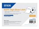 Epson BOPP - Hochglänzend - permanenter Acrylklebstoff - mikroporös - weiß - Rolle (20,3 cm x 68 m)