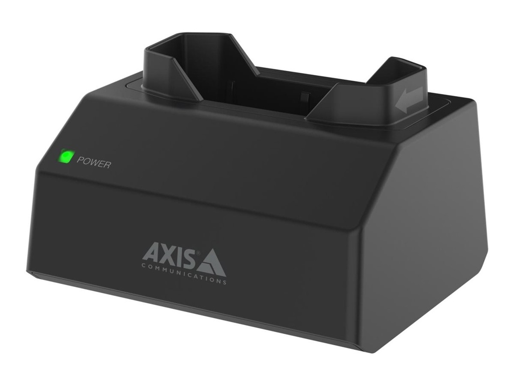 Axis W700 Mk II - Station zum Laden und Synchronisieren - 1-Bay + AC-Netzteil - 15 Watt (Kameraanschluss für Körperkameras)