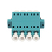 Synergy 21 LWL-Kupplung LC-Buchse/LC-Buchse 50/125u Multimode OM3 aqua Quad PVC mit - Multimode-Faser