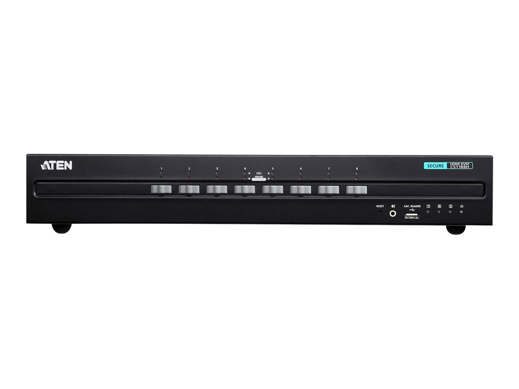 ATEN KVM-Switch 8-fach Audio/HDMI USB Secure - KVM-Umschalter - 8-Port