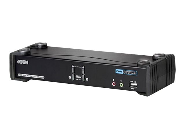 ATEN CubiQ CS1782A - KVM-/Audio-Switch - 2 x