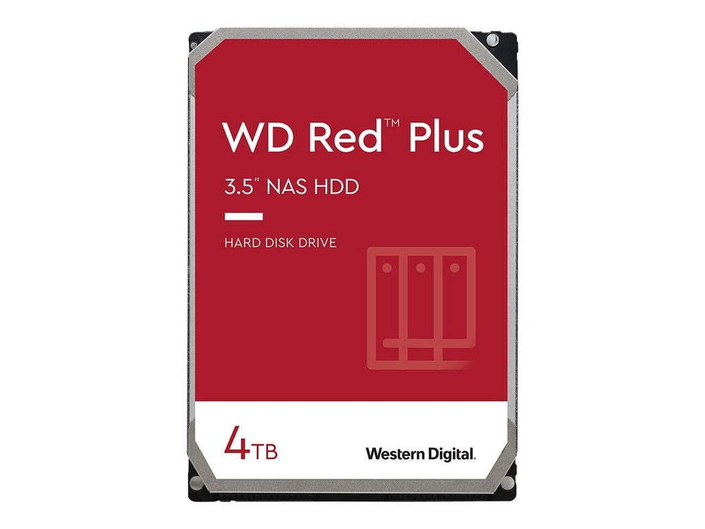 WD Red Plus WD40EFRX - Festplatte - 4 TB - intern - 3.5" (8.9 cm)