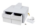 Ergotron Primary Double Tall Drawer - Montagekomponente (2 Schubladen Modul, Schubladen-Trennelement)