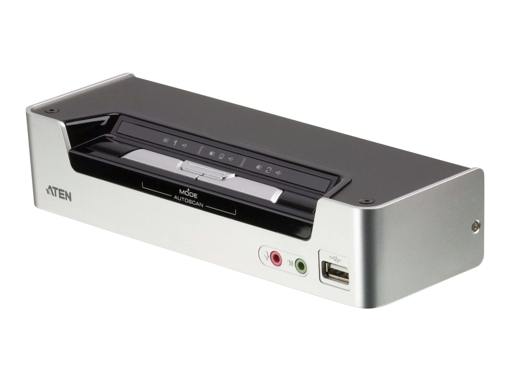 ATEN CubiQ CS1792 - KVM-/Audio-Switch - 2 x KVM/Audio