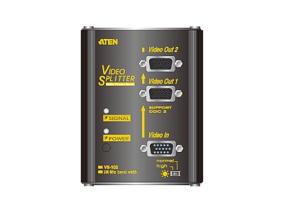 ATEN VS102 - Video-Verteiler - 2 x VGA - Desktop