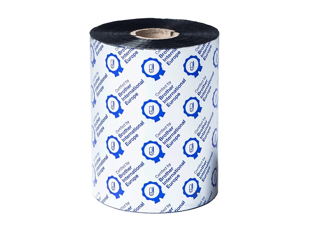 Brother Premium - Schwarz - 110 mm x 600 m - Farbband (Packung mit 6)