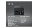 Epson EF-12 - 3-LCD-Projektor - tragbar - 1000 lm (weiß)