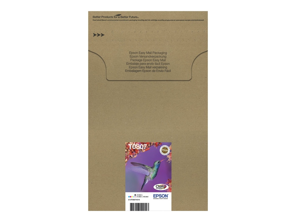 Epson T0807 Easy Mail Packaging - 6er-Pack