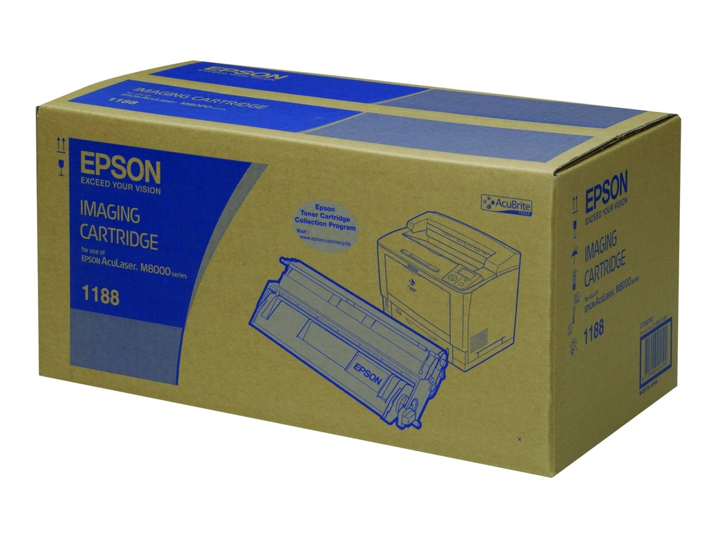 Epson Schwarz - original - Tonerpatrone - für AcuLaser M8000D3TN