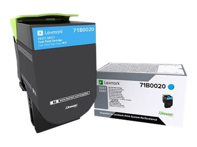 Lexmark X317 - Cyan - original - Tonerpatrone