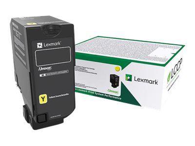 Lexmark Gelb - original - Tonerpatrone - für Lexmark CS827de