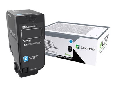 Lexmark Cyan - original - Tonerpatrone - für Lexmark CS727de