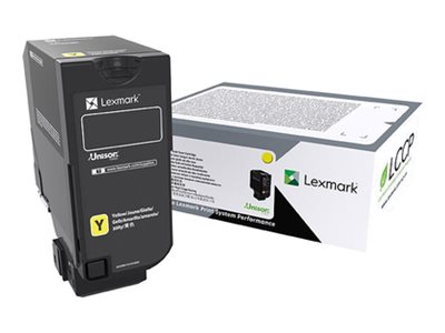 Lexmark Gelb - original - Tonerpatrone - für