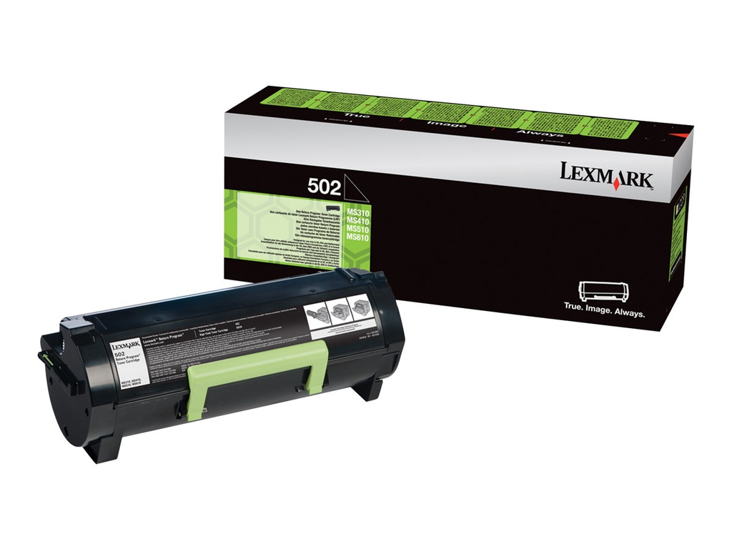 Lexmark 502 - Schwarz - original - Tonerpatrone