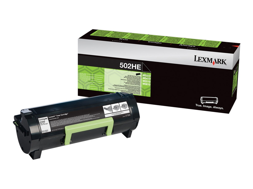 Lexmark 502HE - Hohe Ergiebigkeit - Schwarz