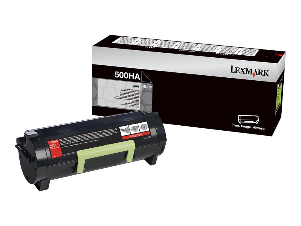Lexmark 500HA - Hohe Ergiebigkeit - Schwarz