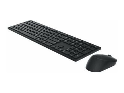 Dell Pro-Tastatur und -Maus – KM5221W - deutsch (QWERTZ) - schwarz - Volle Größe (100%) - Kabellos - RF Wireless - QWERTZ - Schwarz - Maus enthalten