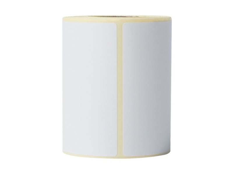 Brother Weiß - 76 x 44 mm 400 Etikett(en) (1 Rolle(n)