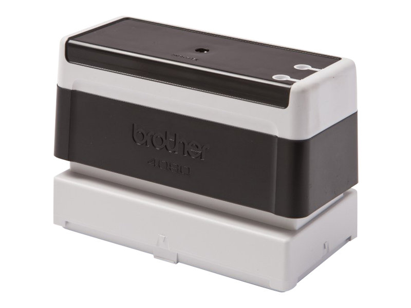 [PR4090B6P] Brother PR-4090B - Stempel - vorgetränkt - Schwarz - Benutzerdefinierter Text - 40 x 90 mm (Packung mit 6)