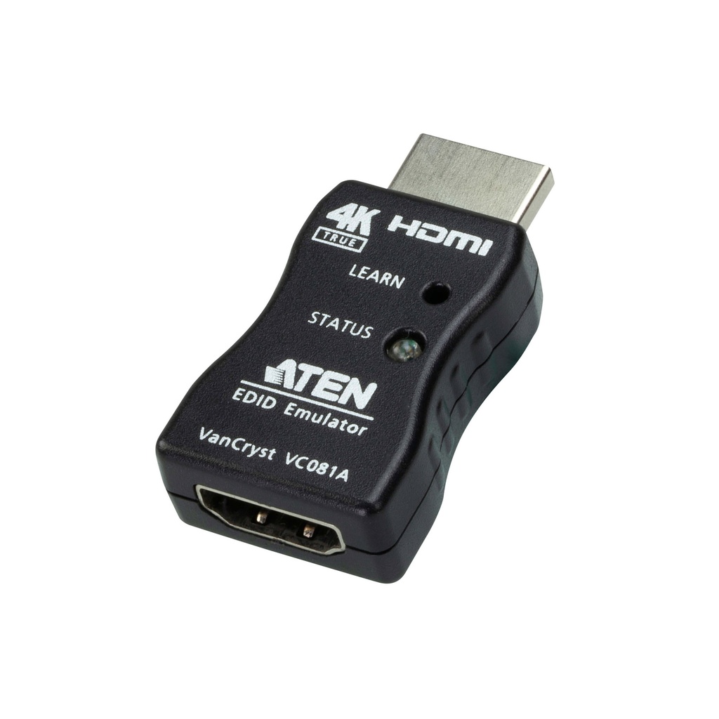 ATEN VC081A - 3840 x 2160 Pixel - Schwarz - Kunststoff - HDMI - 44 mm - 24 mm