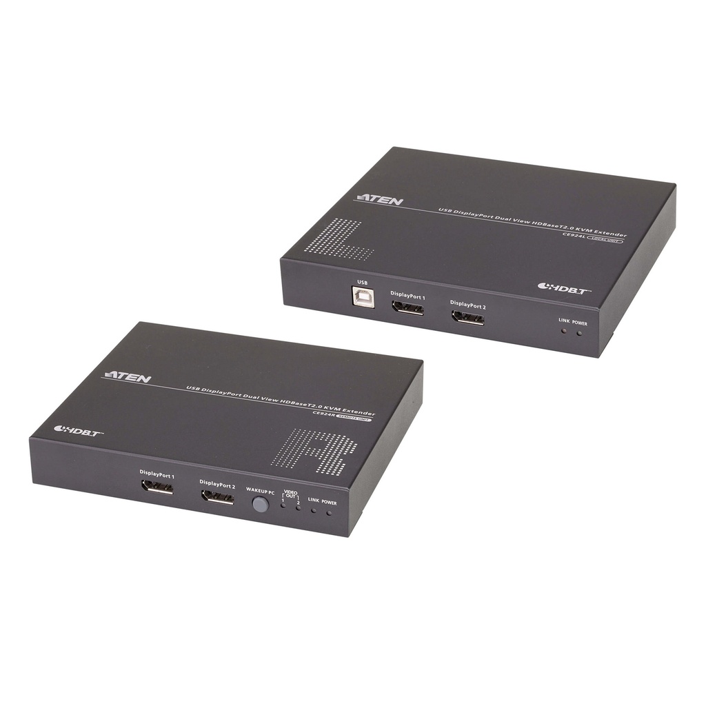 ATEN CE924 - Sender und Empfänger - Kabelgebunden - 4096 x 2160 Pixel - Metall - DisplayPort - DisplayPort