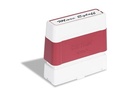Brother 1060 - Stempel - vorgetränkt - Rot - Benutzerdefinierter Text - 10 x 60 mm (Packung mit 6)