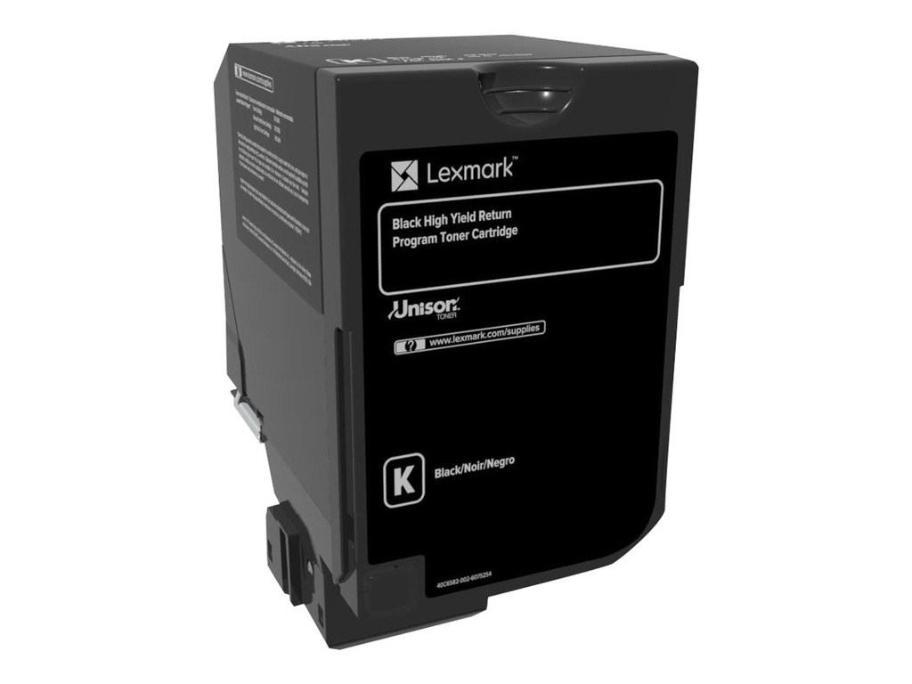 Lexmark Hohe Ergiebigkeit - Schwarz - original