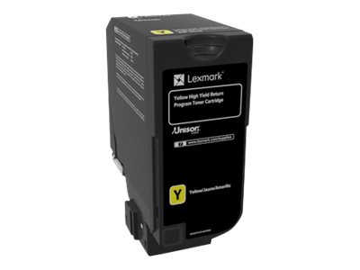 Lexmark Hohe Ergiebigkeit - Gelb - original