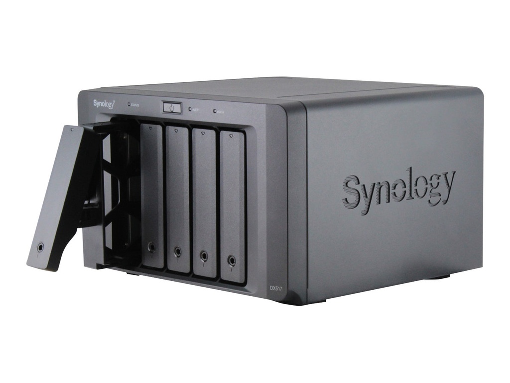 Synology DX517 - 0 TB - 3,91 kg - Desktop - Schwarz