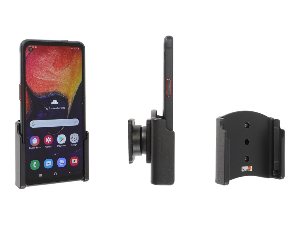 Brodit Halter für Handy - mit neigbarem Schwenkarm