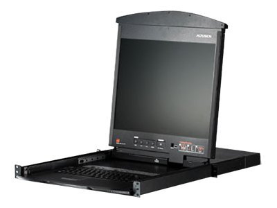 ATEN KL1508AM - KVM-Konsole mit KVM-Switch - 8 Anschlüsse - PS/2, USB - 43.2 cm (17")