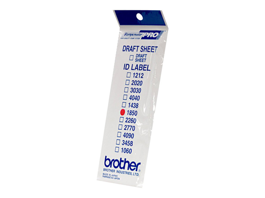 Brother ID1850 - 18 x 50 mm 12 Etikett(en) Stempeletiketten