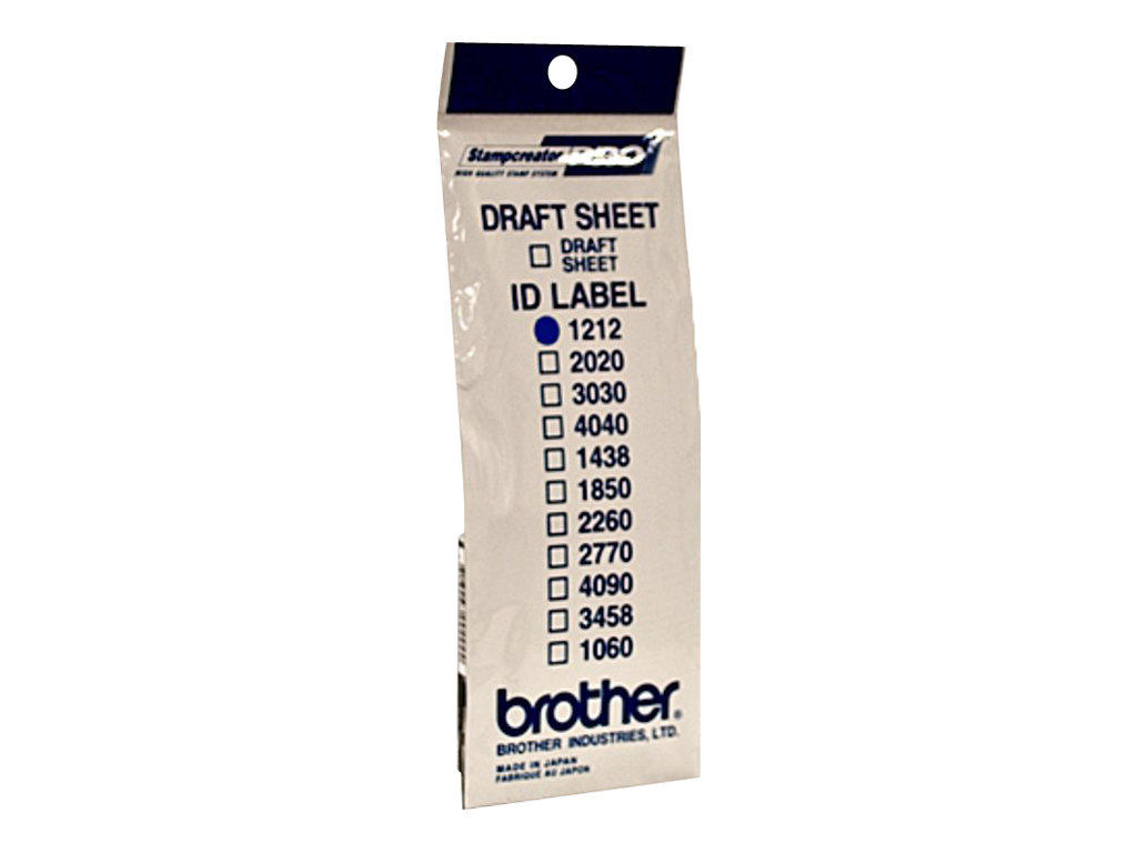Brother ID1212 - 12 x 12 mm 12 Etikett(en) Stempeletiketten
