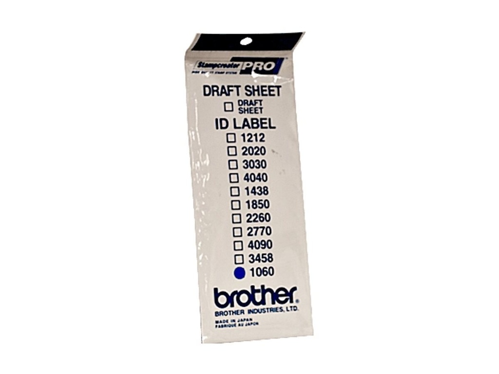 Brother ID1060 - 10 x 60 mm 12 Etikett(en) Stempeletiketten