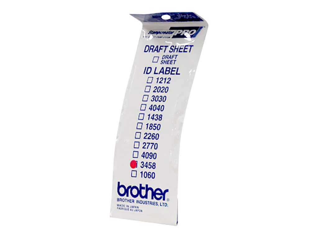 Brother ID3458 - 34 x 58 mm 12 Etikett(en) Stempeletiketten