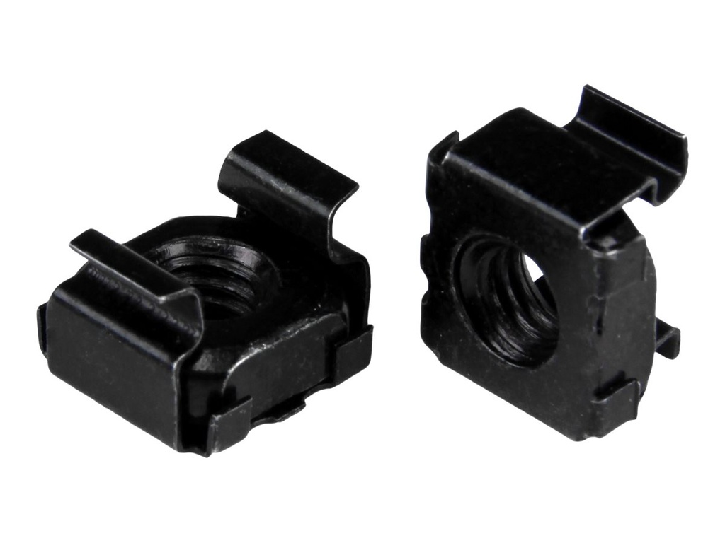 StarTech.com Startech M5 Käfigmutter - 100er Pack - Schwarz - M5 Montagemutter für Server Rack und Serverschrank - Käfigmuttern - Schwarz (Packung mit 100)