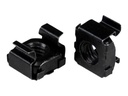 StarTech.com Startech M5 Käfigmuttern - 50er Pack, Schwarz - M5 Muttern für Server Racks und Serverschränke - Käfigmuttern - Schwarz (Packung mit 50)