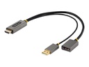 StarTech.com 30 cm HDMI auf DisplayPort Adapter, 4K HDMI auf DP Kabel - Adapterkabel - HDMI, USB (nur Strom)