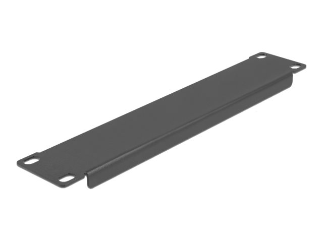 Delock Rack-Blindabdeckungsplatte - Schwarz - 1U - 25.4 cm (10")