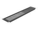 Delock Rackpaneel - Schwarz - 2U - 48.3 cm (19")