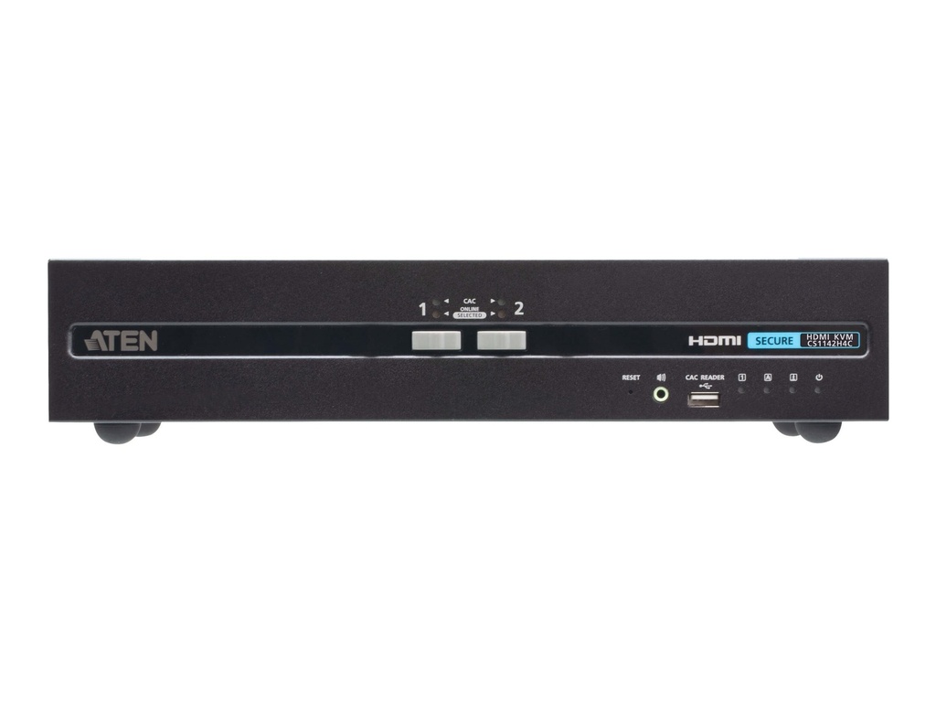 ATEN CS1142H4C - PSD PP v4.0 Compliant - KVM-/Audio-Switch