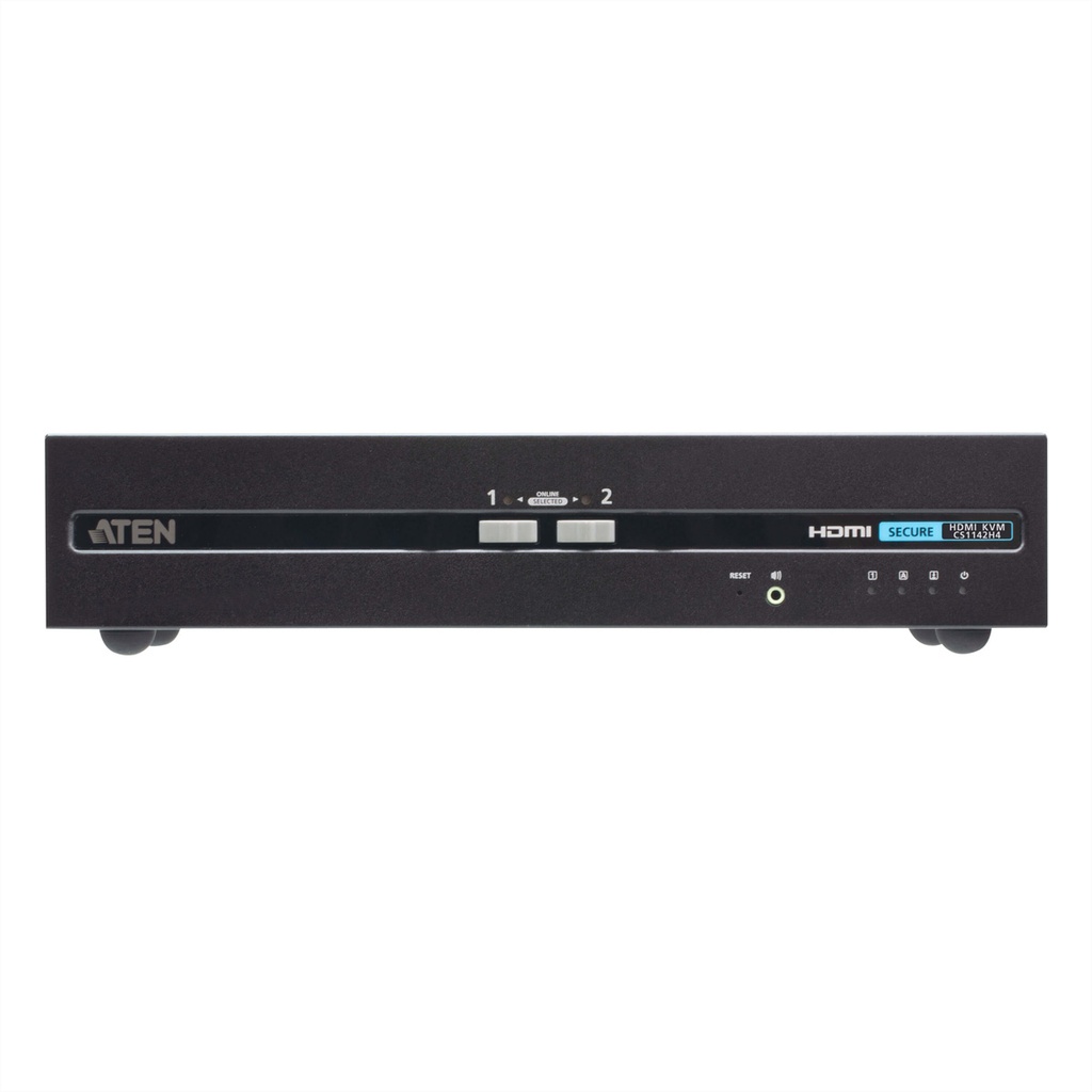 ATEN USB - 4K HDMI Dual Display Secure KVM Switch - KVM-Umschalter - 2-Port